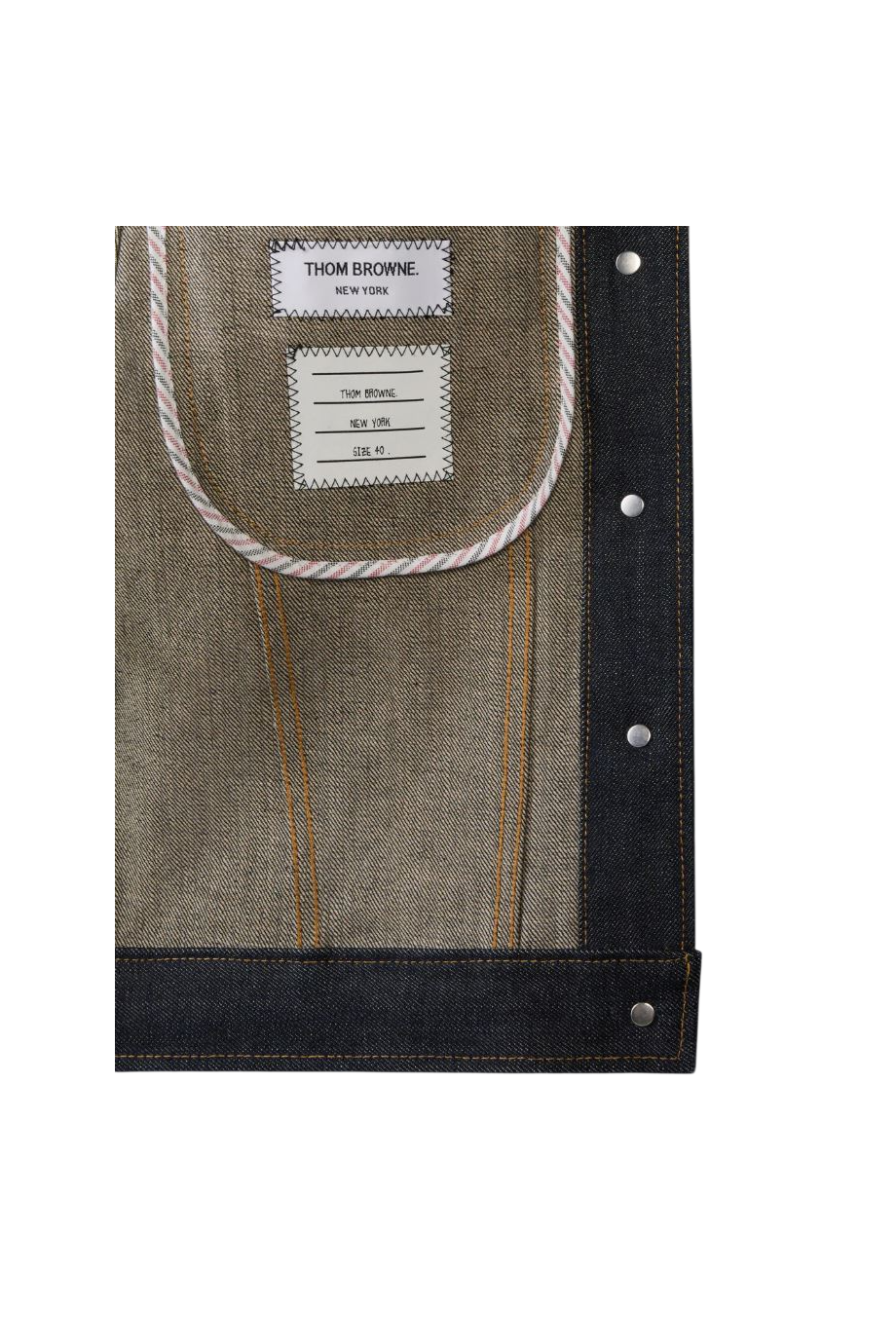 Shrunken Japanese-cotton denim jacket
