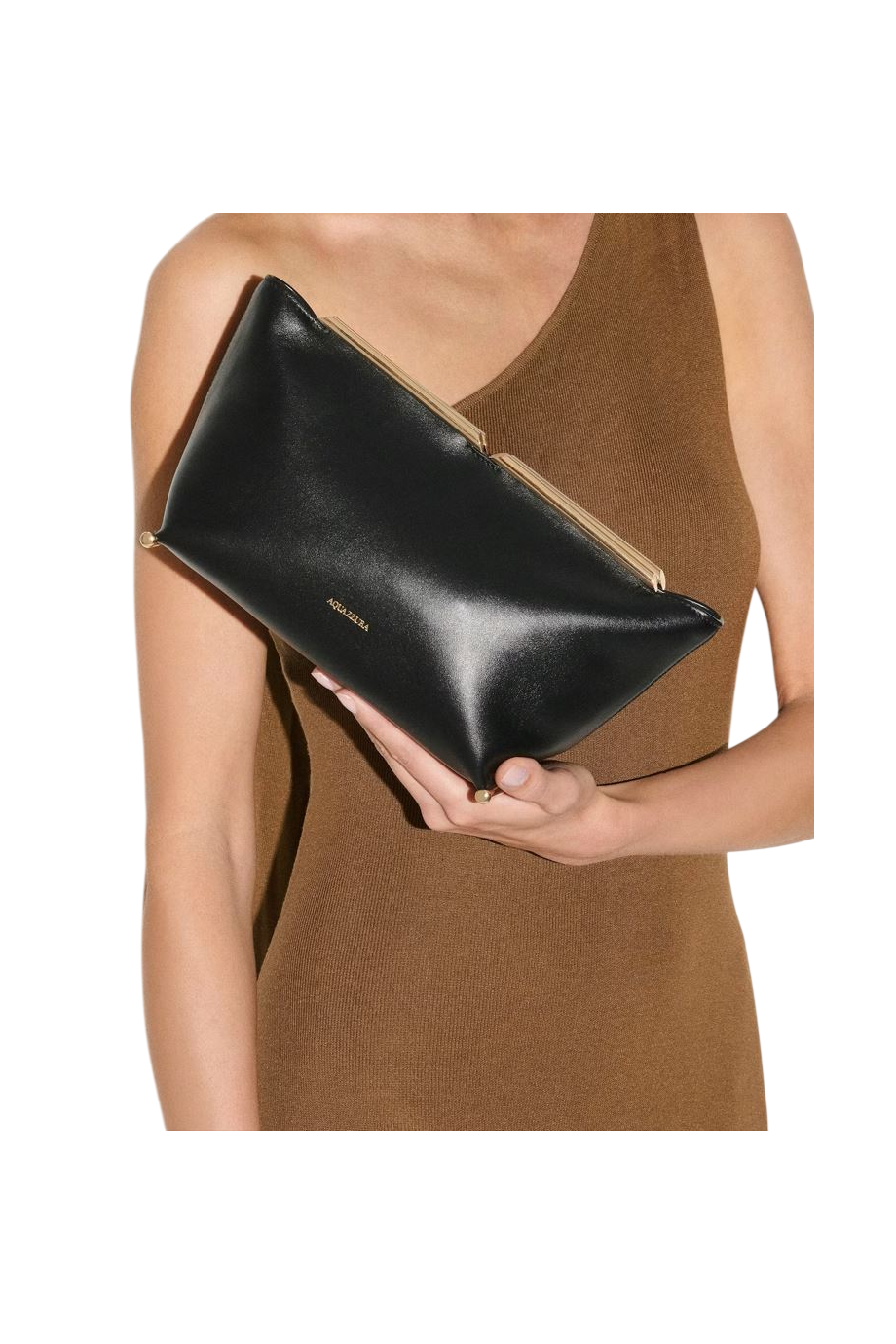 Galerie leather clutch