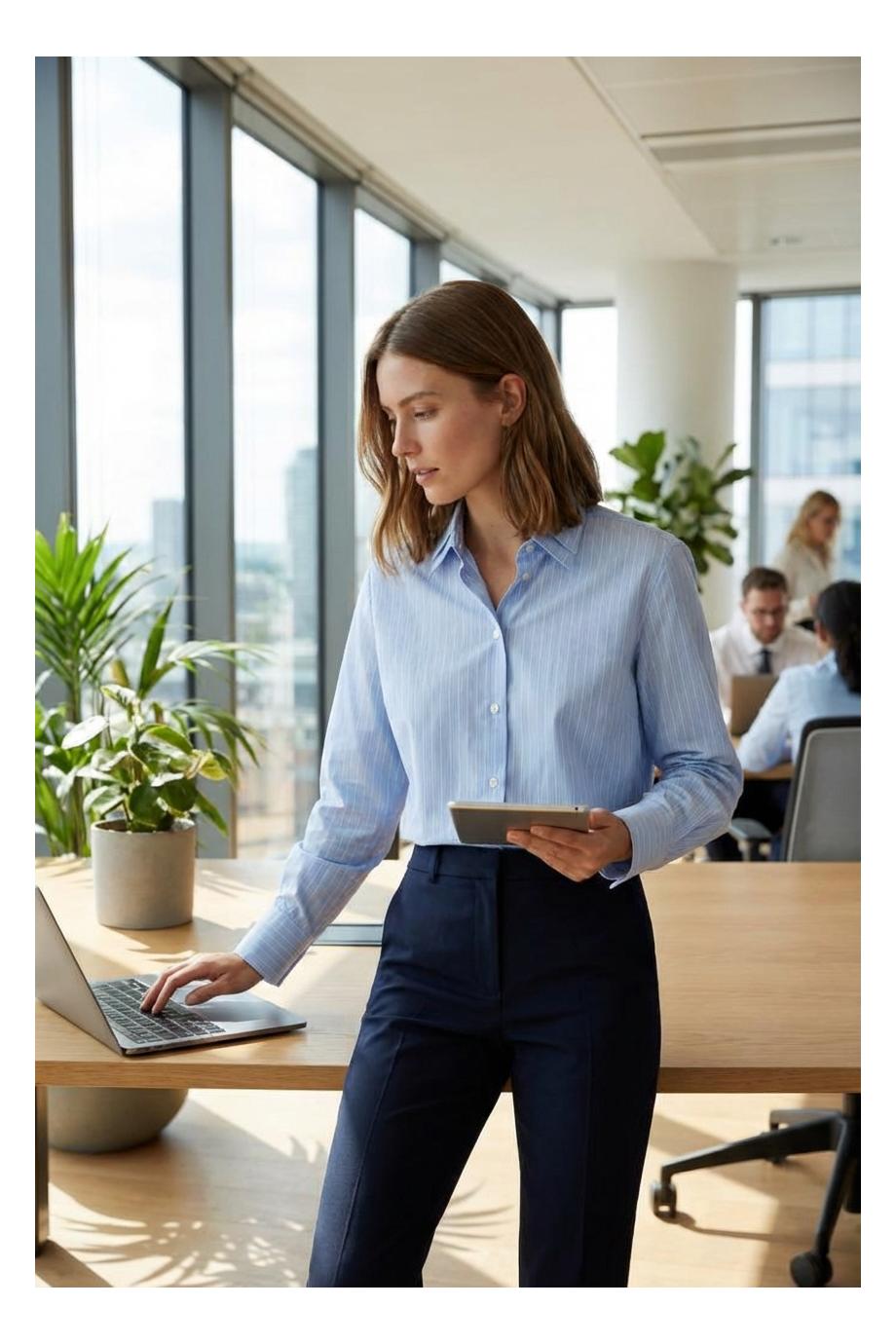 Striped cotton shirt 