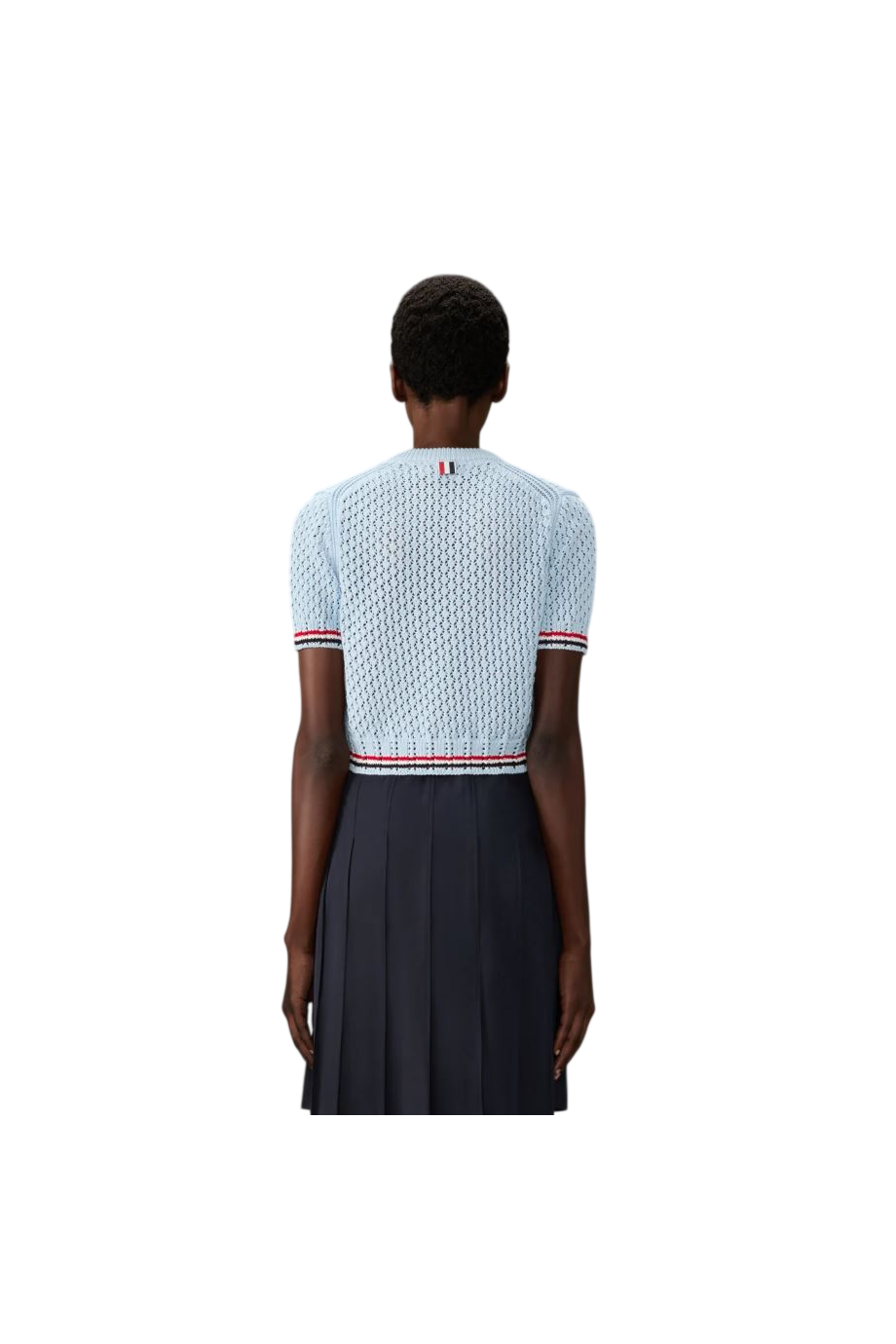Cotton pointelle stitch hector rwb tee