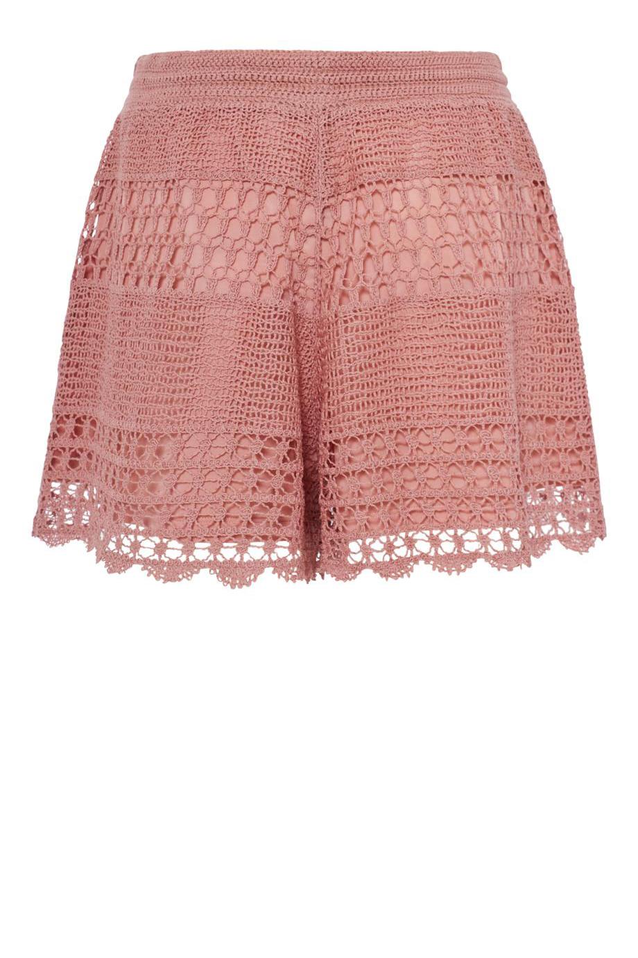 Wanterlust crocheted cotton shorts 