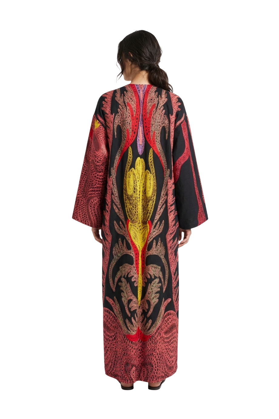 19 Whispers of the Earth silk-blend kimono