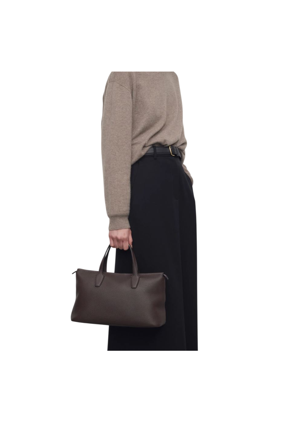 Marcel leather top handle bag