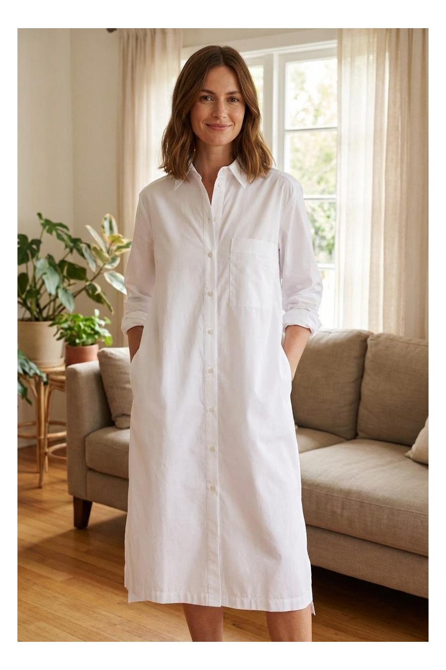 Irene cotton midi dress
