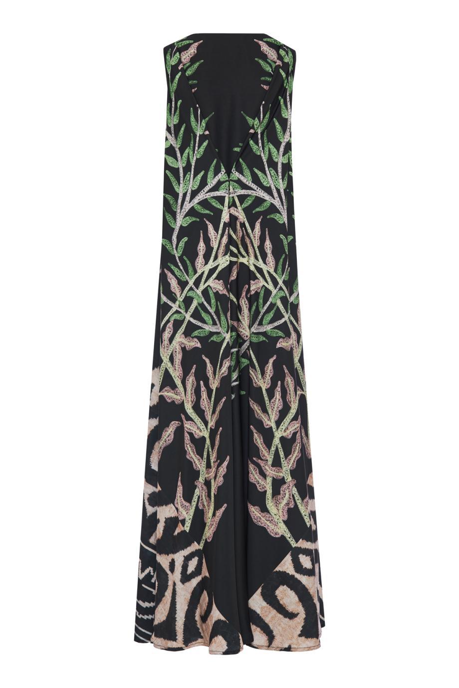 06 Whispers of the Earth silk-blend kaftan