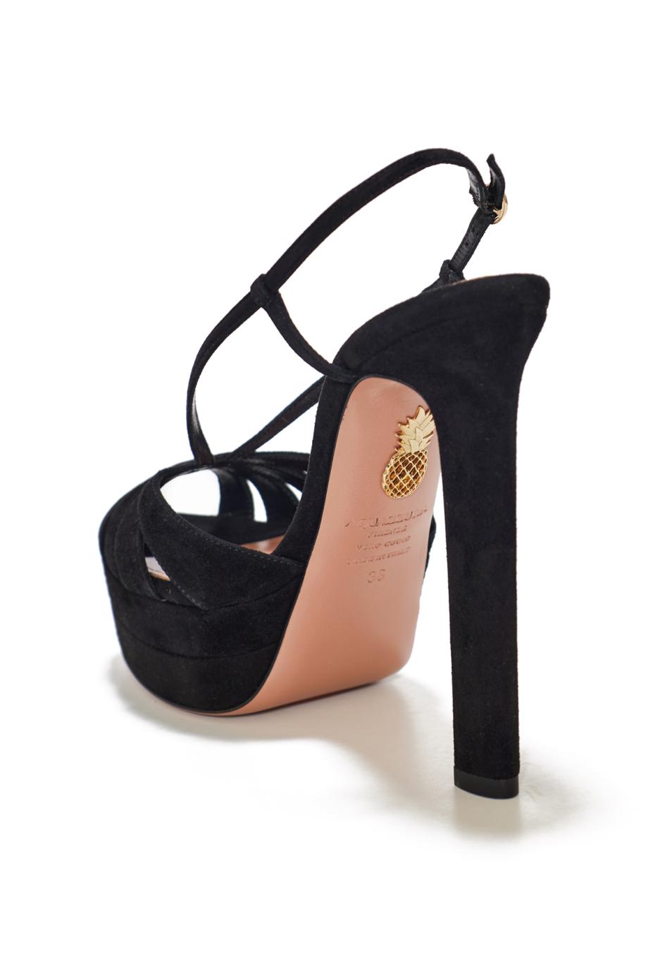 Aime'e 130 suede platform sandals 