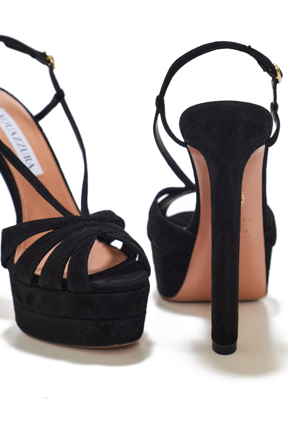 Aime'e 130 suede platform sandals 