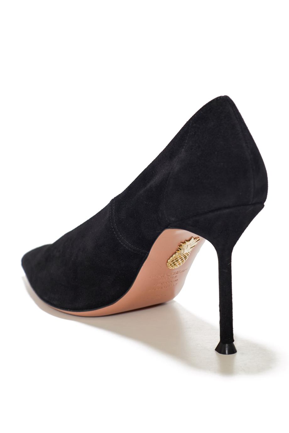 Voltaire 85 suede pumps