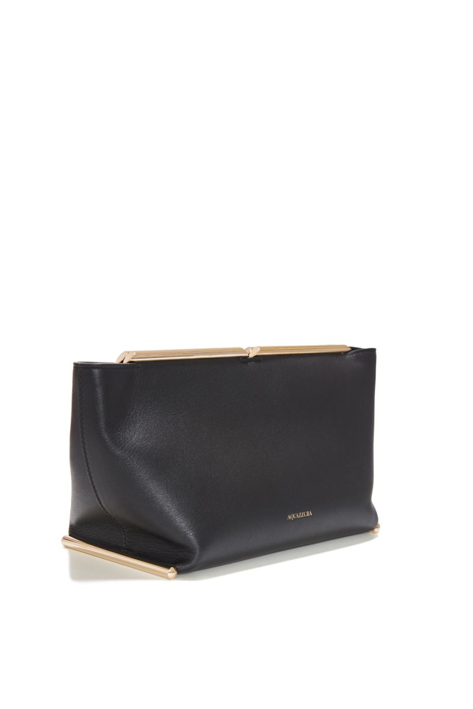 Galerie leather clutch