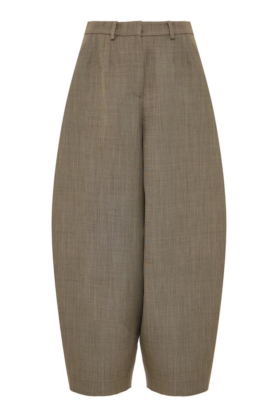 Wool Balloon trousers in beige