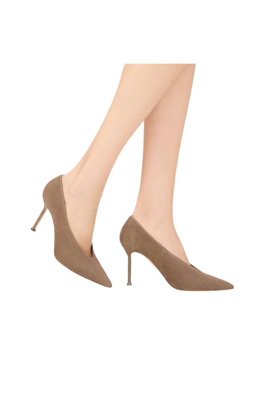 Voltaire 85 suede slingback pumps