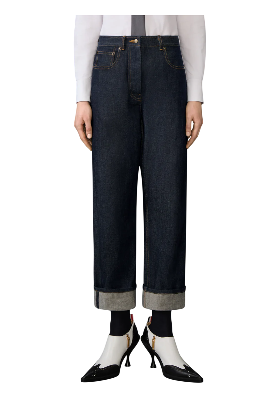 Japanese-cotton denim jeans