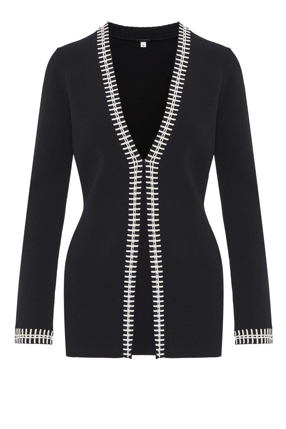 Eternal jacquard-knit cardigan