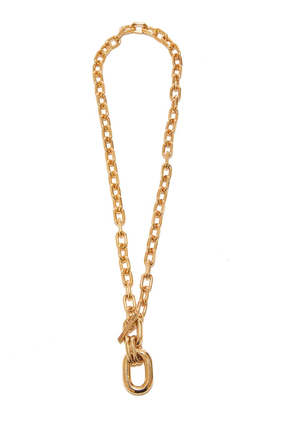 Gold XL Link pendant necklace