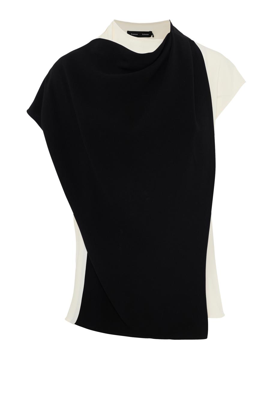 Elsa double-crepe top