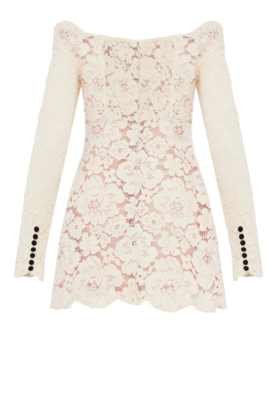 Perdita lace mini dress