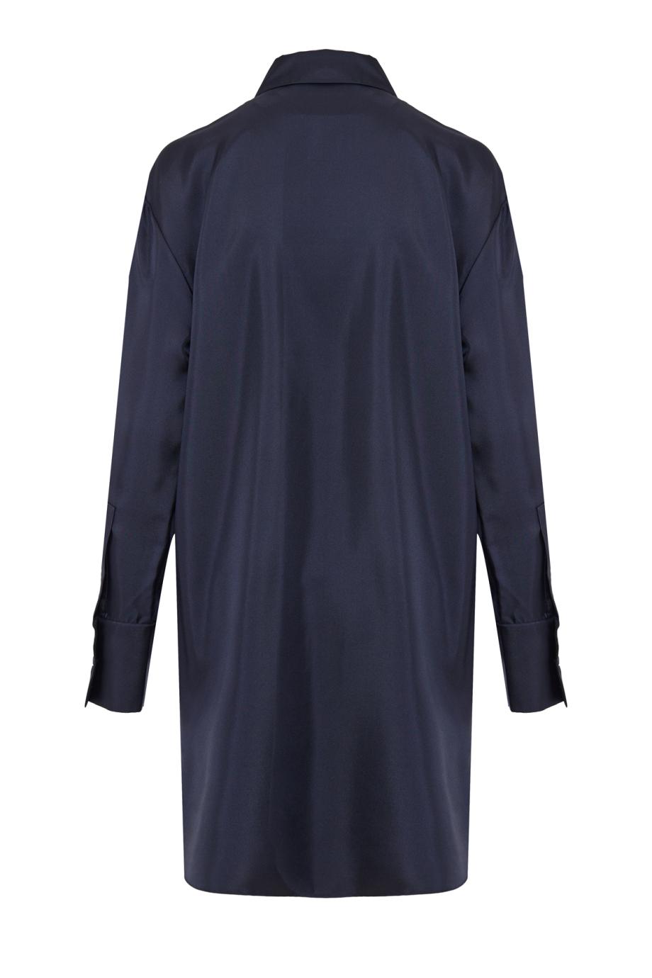 Signature enlogate silk shirt