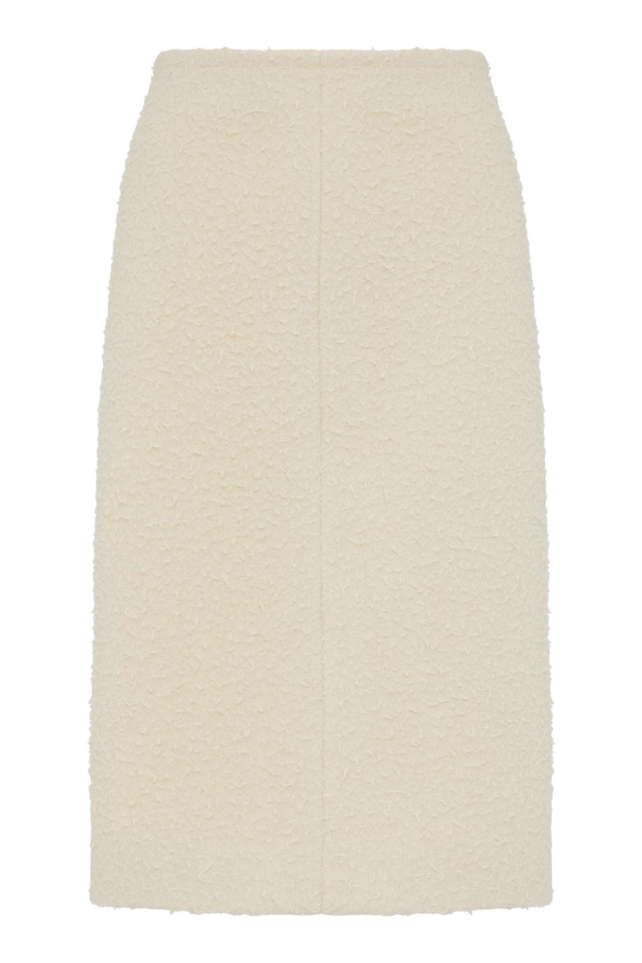 Malva bouclé midi skirt 