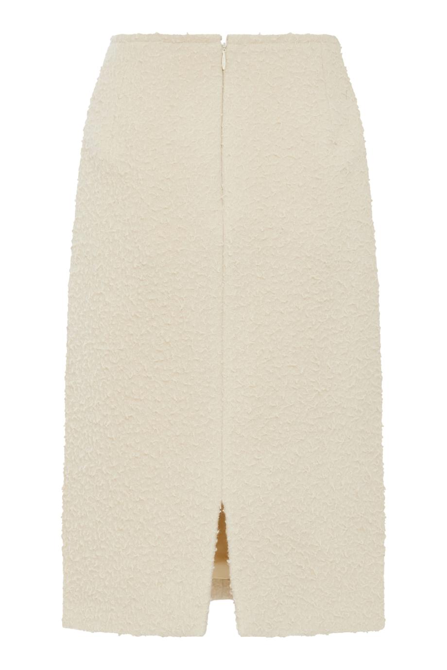 Malva bouclé midi skirt 