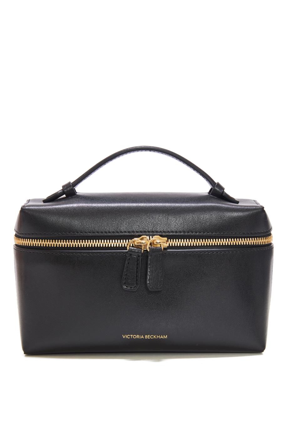 Vanity Crossbody In Black Leather