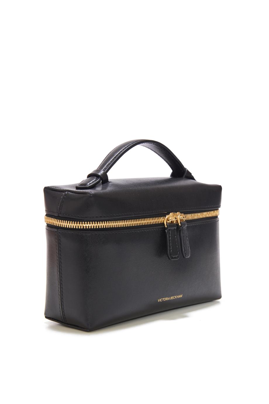 Vanity Crossbody In Black Leather