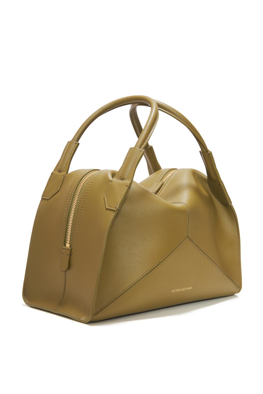 Victoria Plié Bag In Cactus Green Leather
