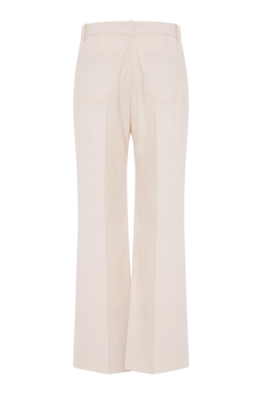 Alina wool Trouser In Bone
