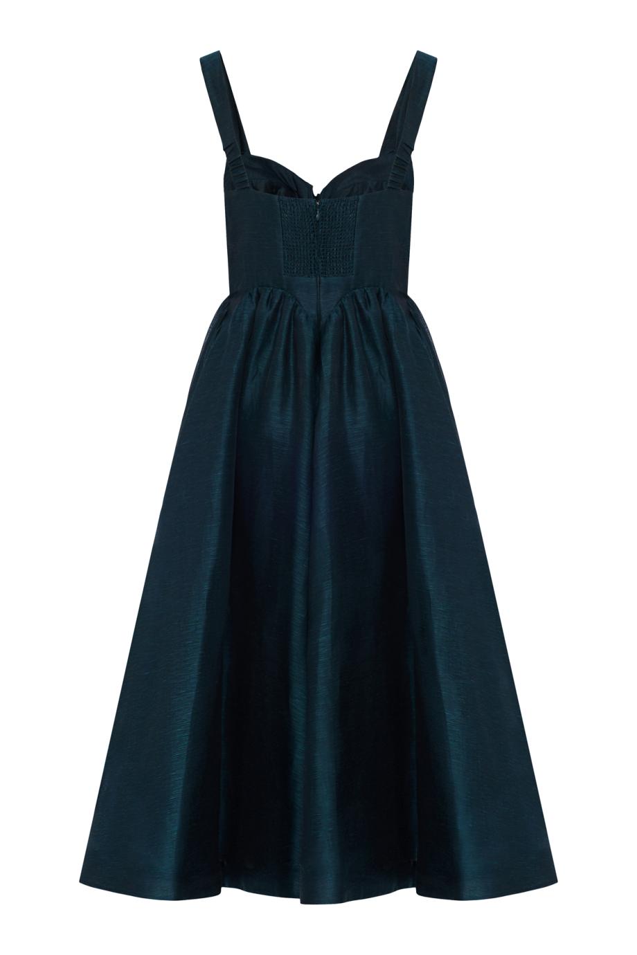 Rebelion linen and silk midi dress