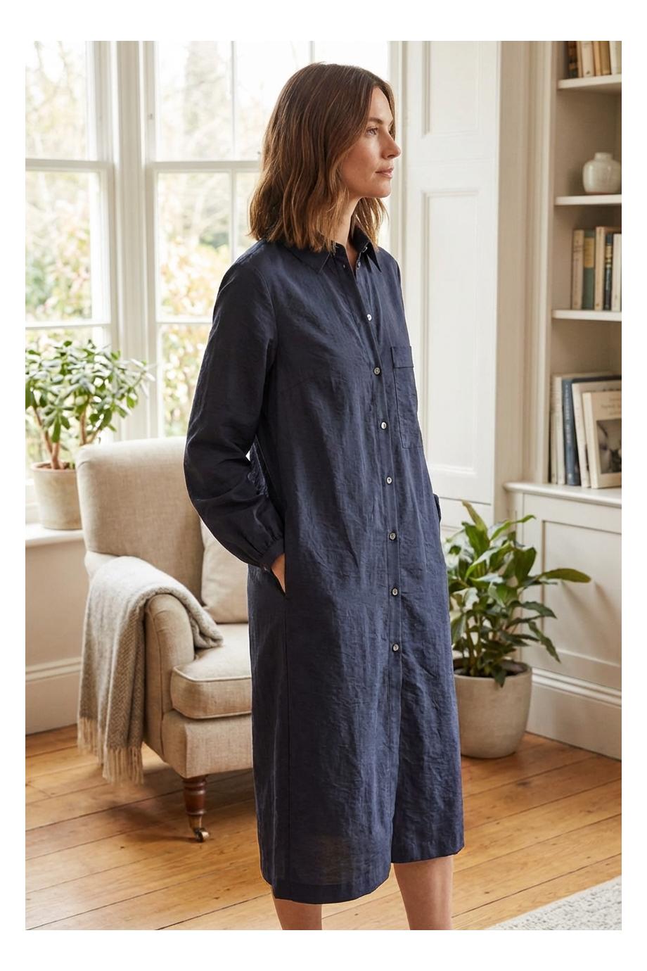 Irene cotton midi dress
