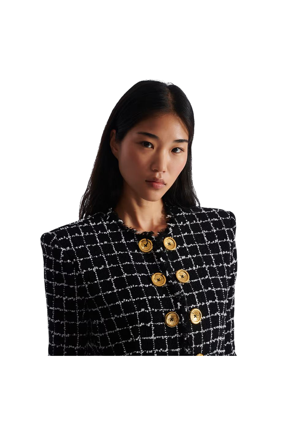 Spencer tweed jacket in black