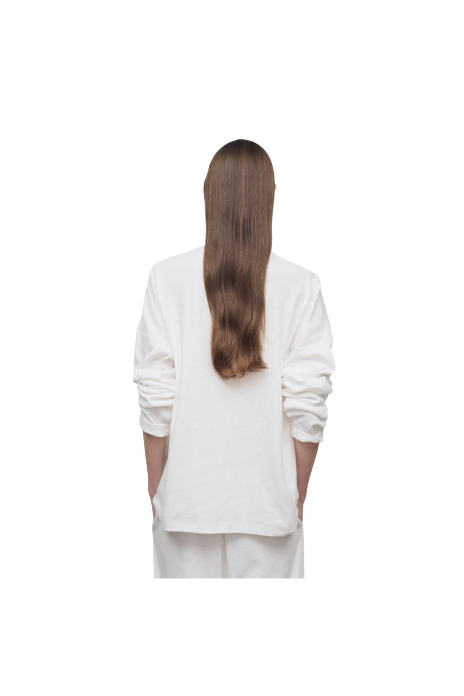 Floris cotton top in white