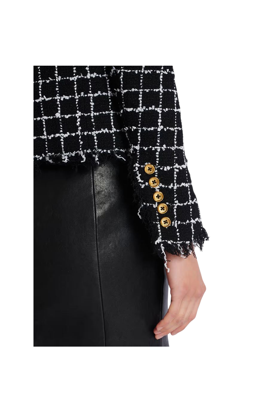 Spencer tweed jacket in black
