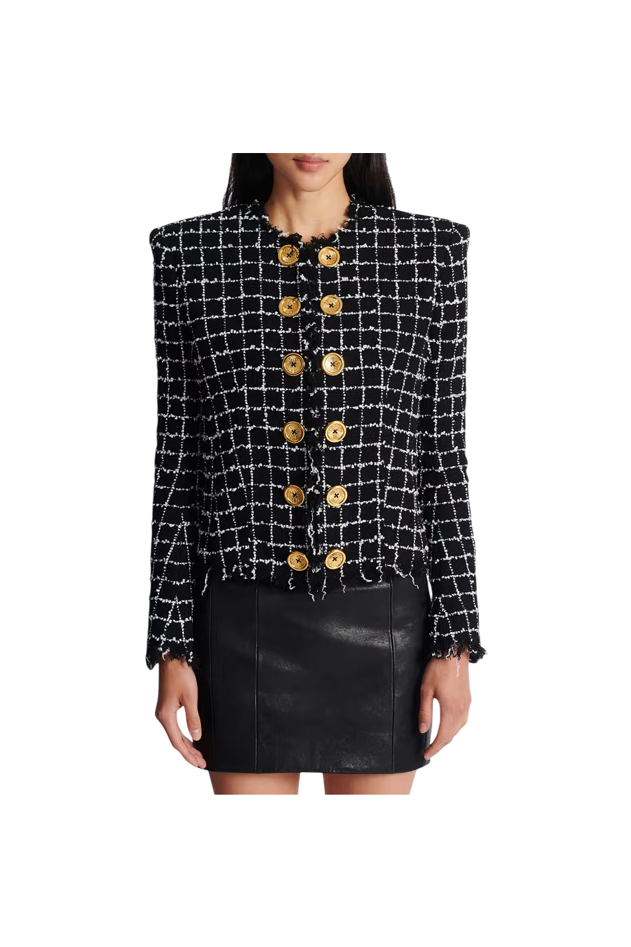 Spencer tweed jacket in black