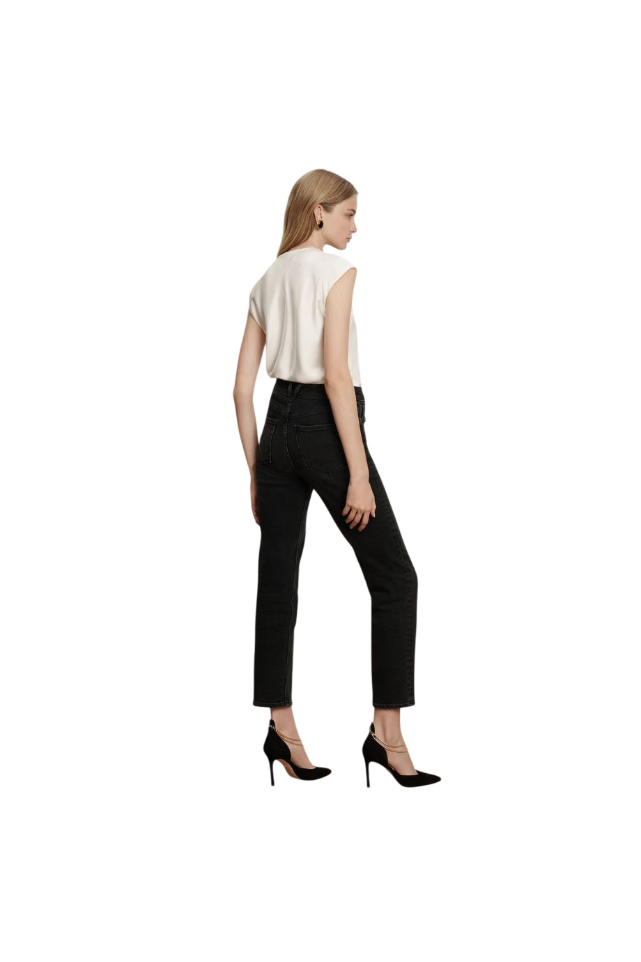 Sparrow satin top in dove