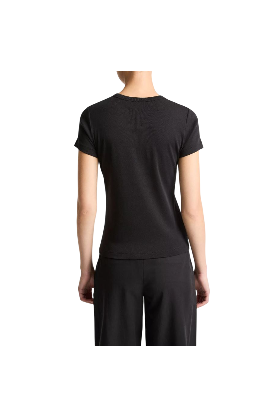 90's cotton T-shirt in black