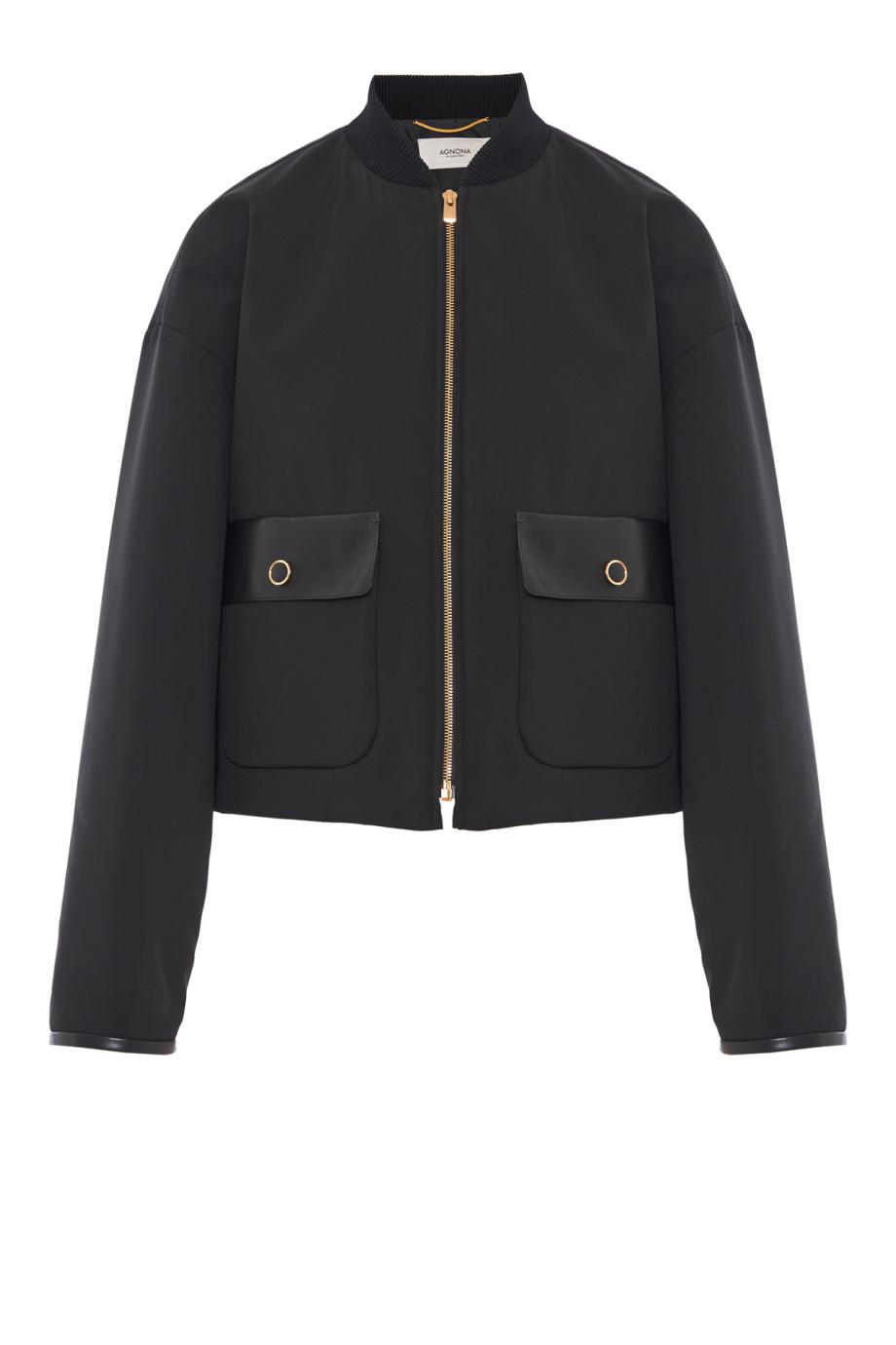 Bomber jacket in black 