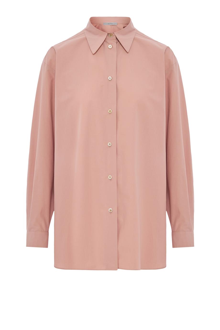 Popeline cotton shirt in piggy 