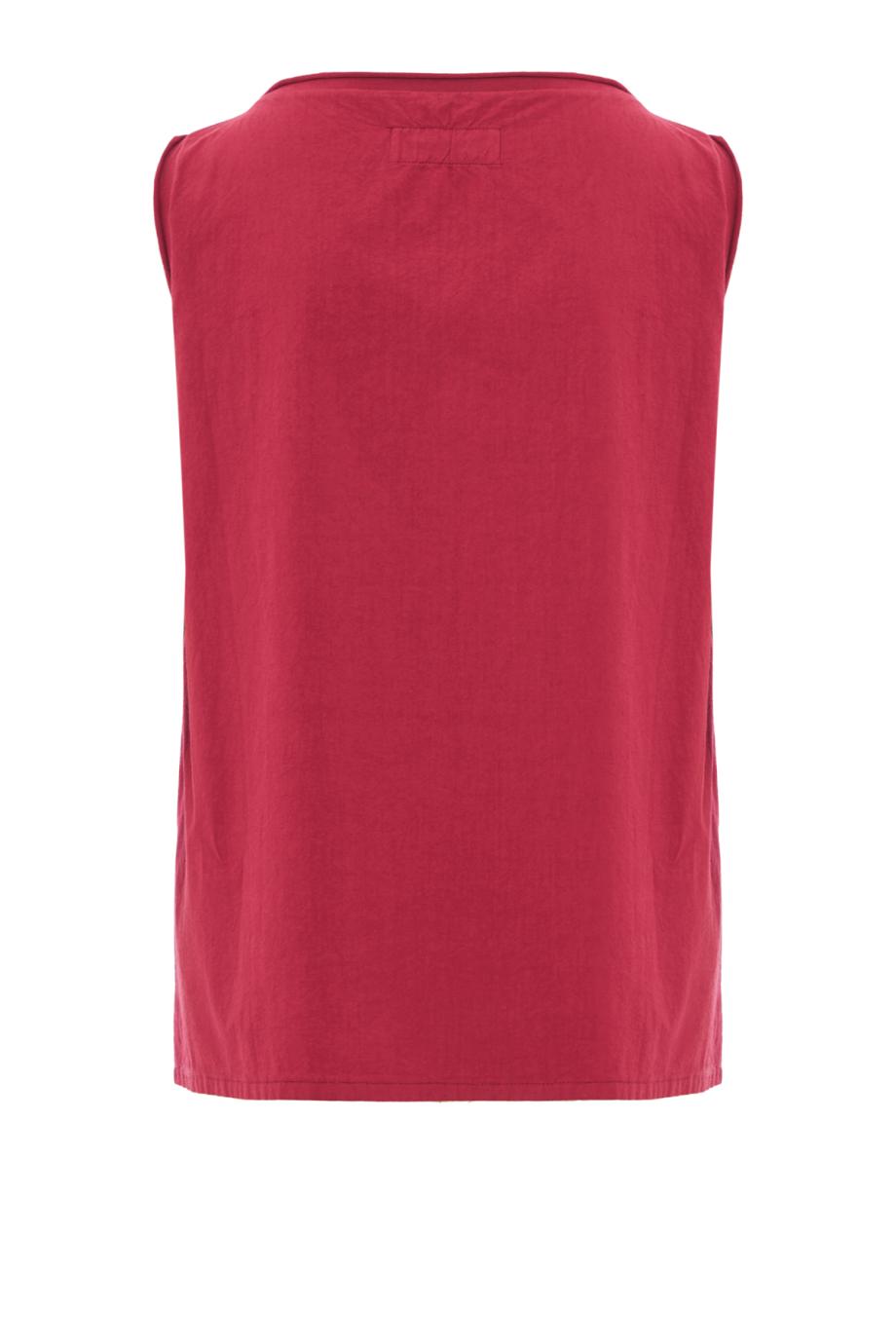 Gioa cotton tank top in susina 