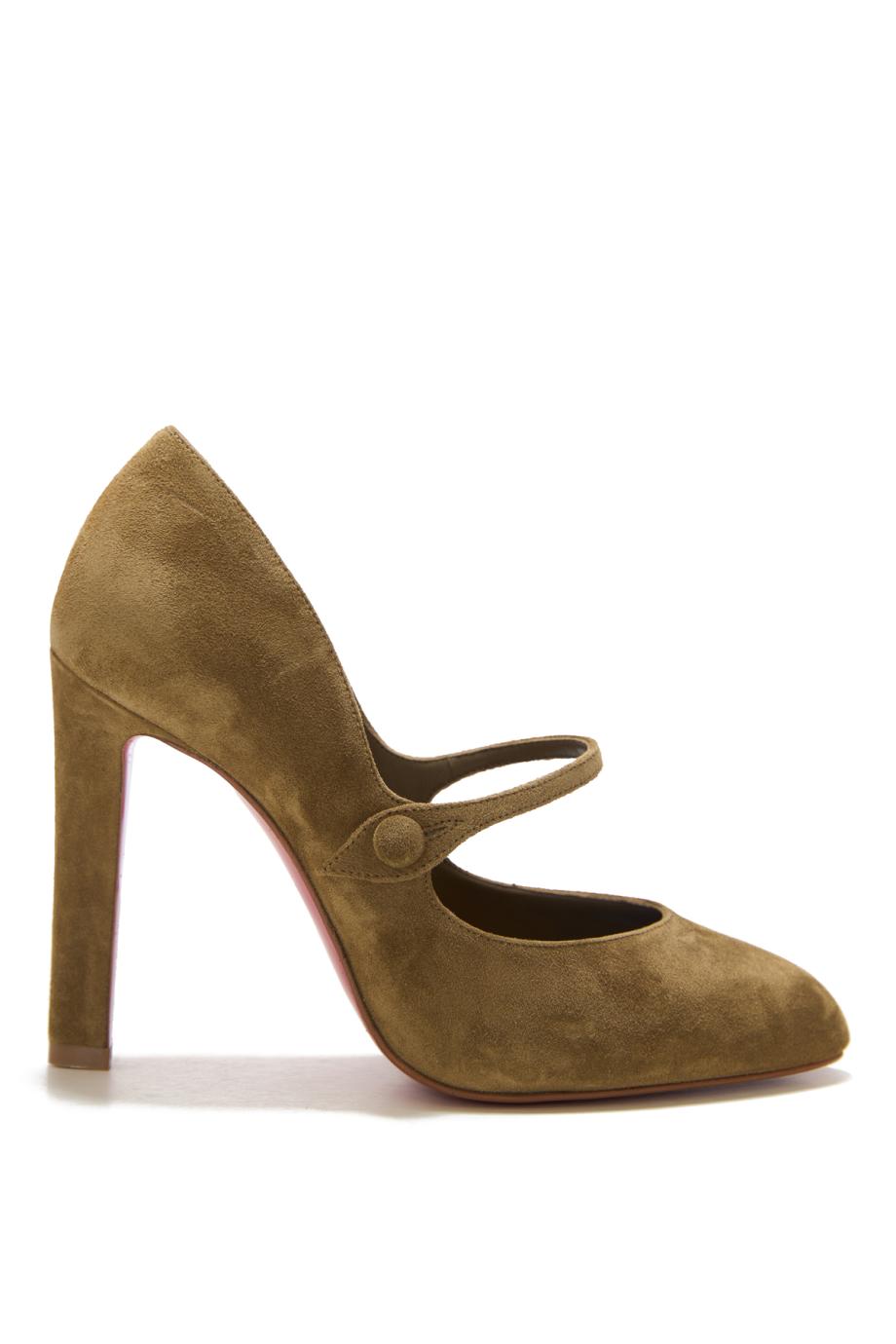 Mary Fannylove 100 suede pumps in bronzo