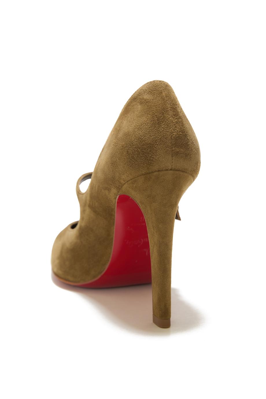 Mary Fannylove 100 suede pumps in bronzo