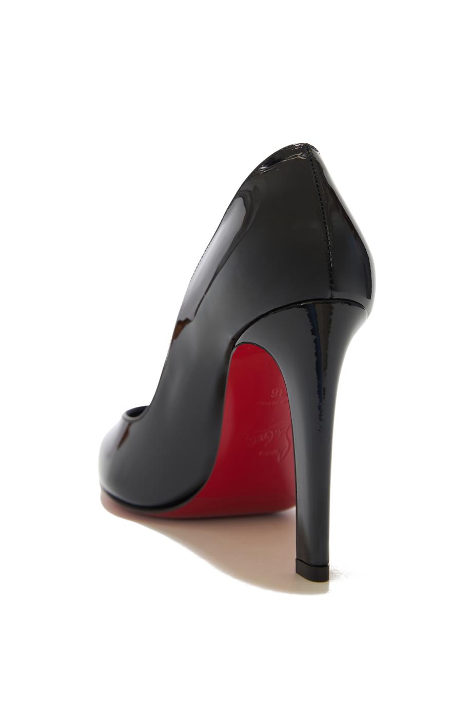Fannylove 100 patent-leather pumps in black