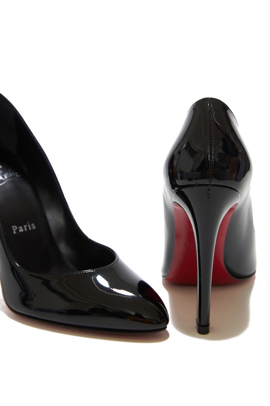 Fannylove 100 patent-leather pumps in black
