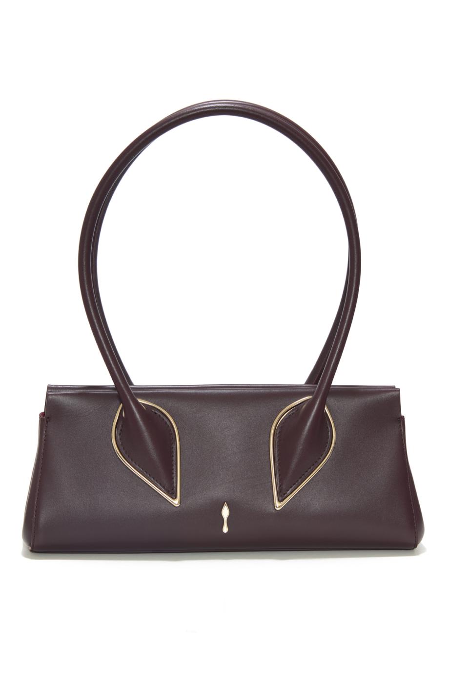 Venus leather baguette in amara