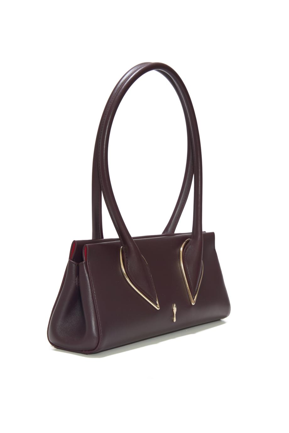 Venus leather baguette in amara