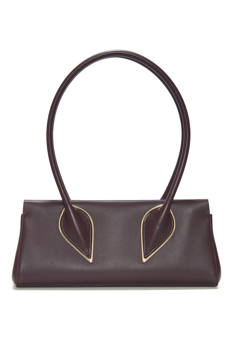 Venus leather baguette in amara