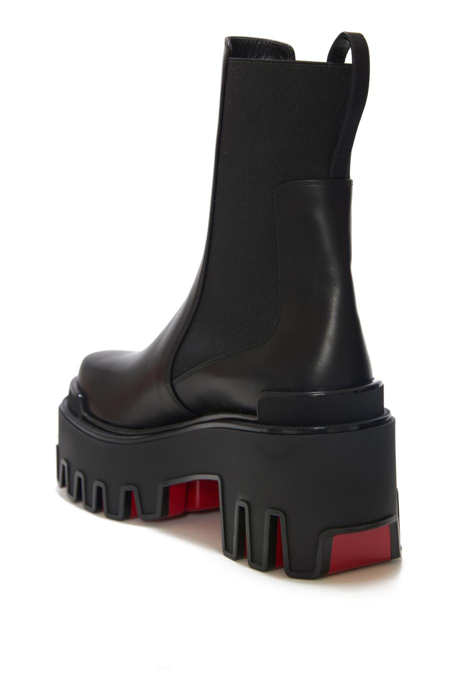 Marcharcroche 80 leather boots in black
