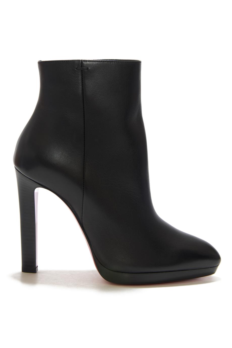 Fannylove 120 leather boots in black