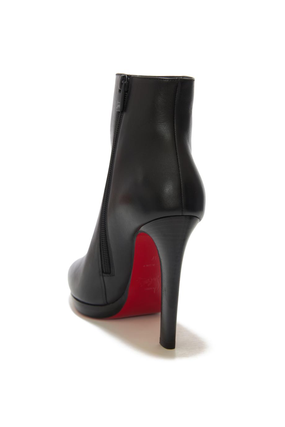 Fannylove 120 leather boots in black
