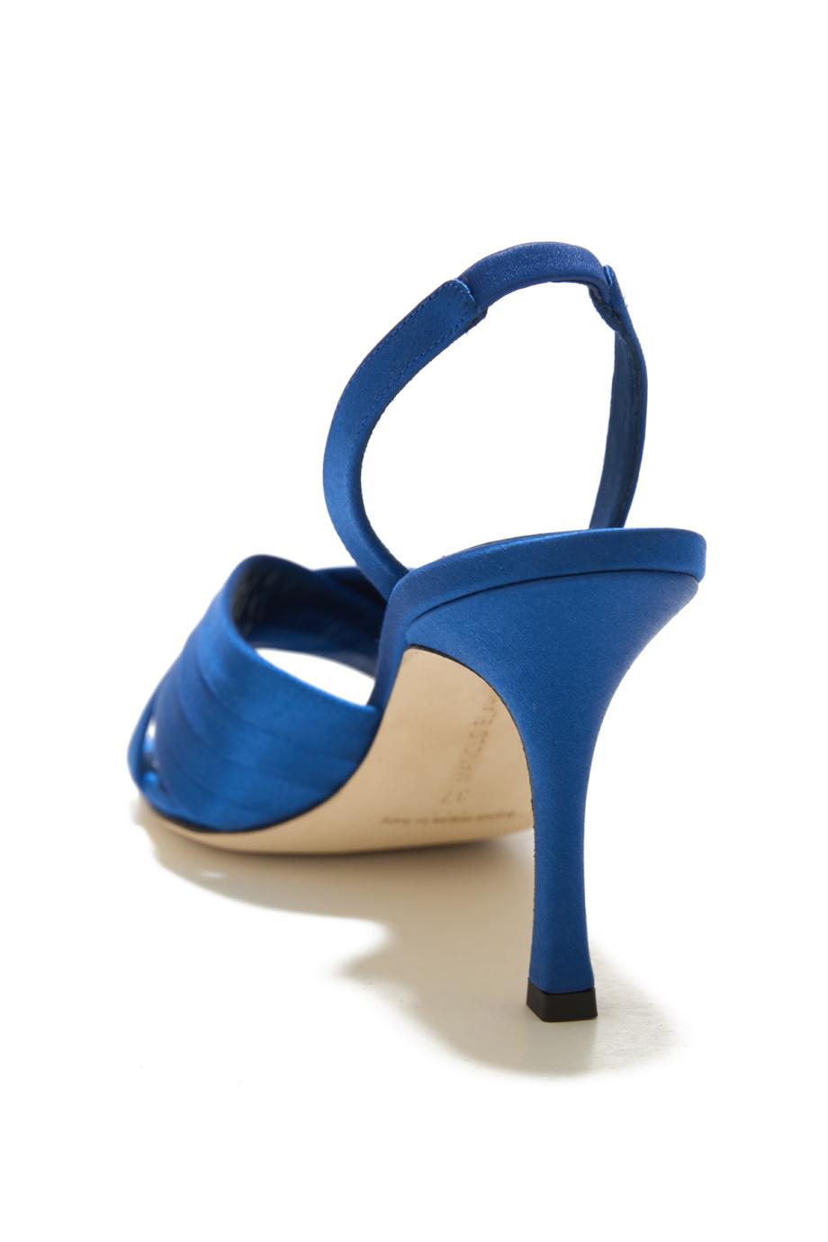 Vierasan 90 satin sandals in blue