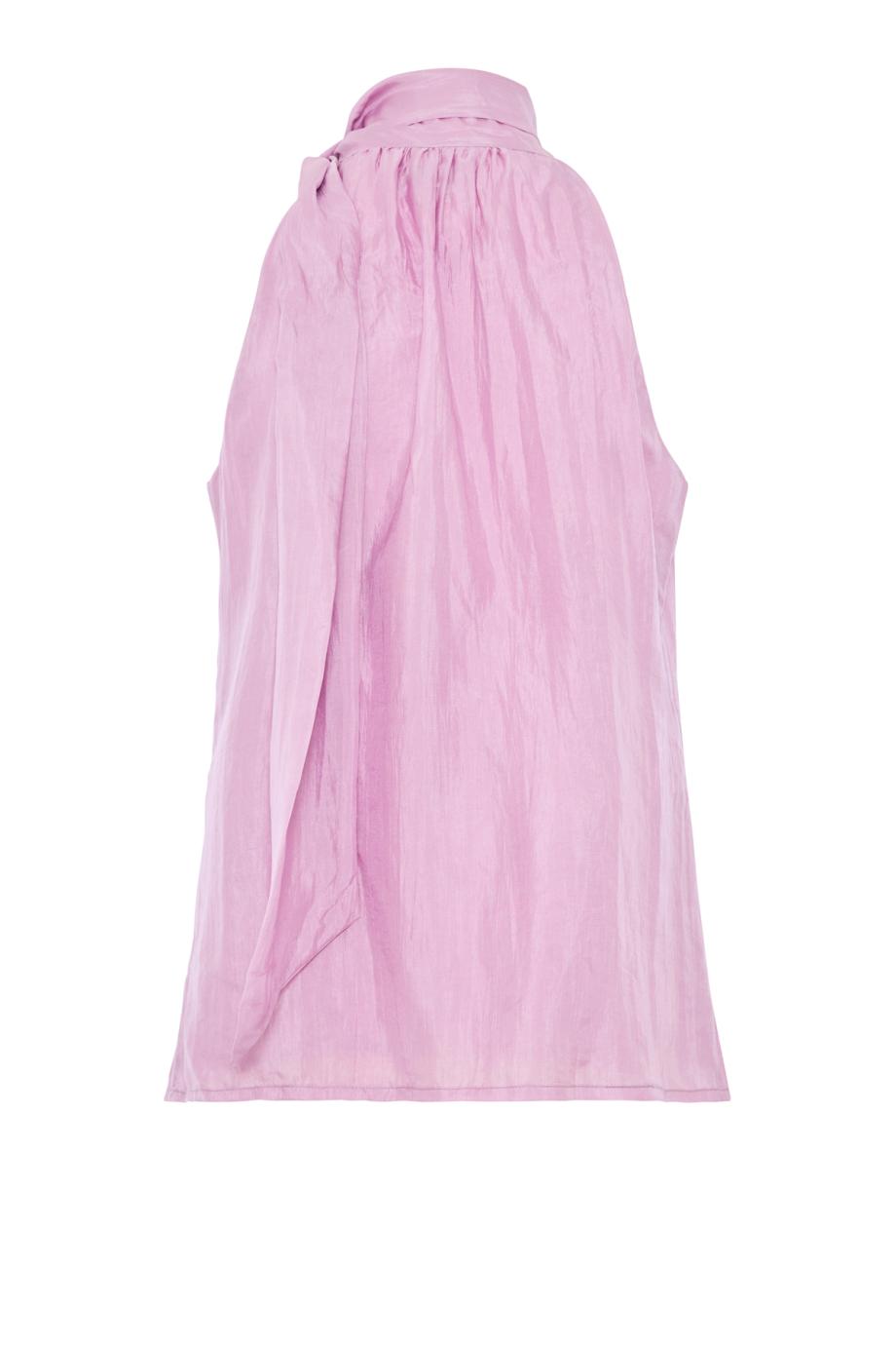 Lazo silk top in lila